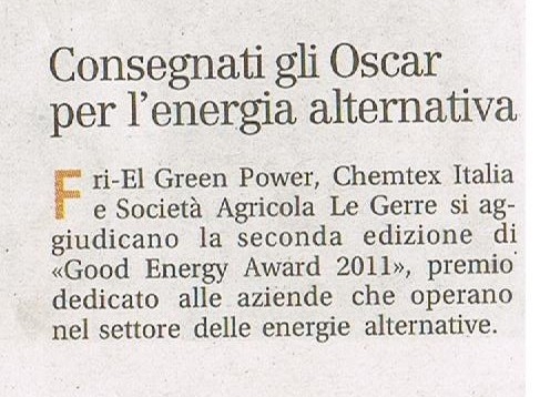 Articolo Corriere della Sera