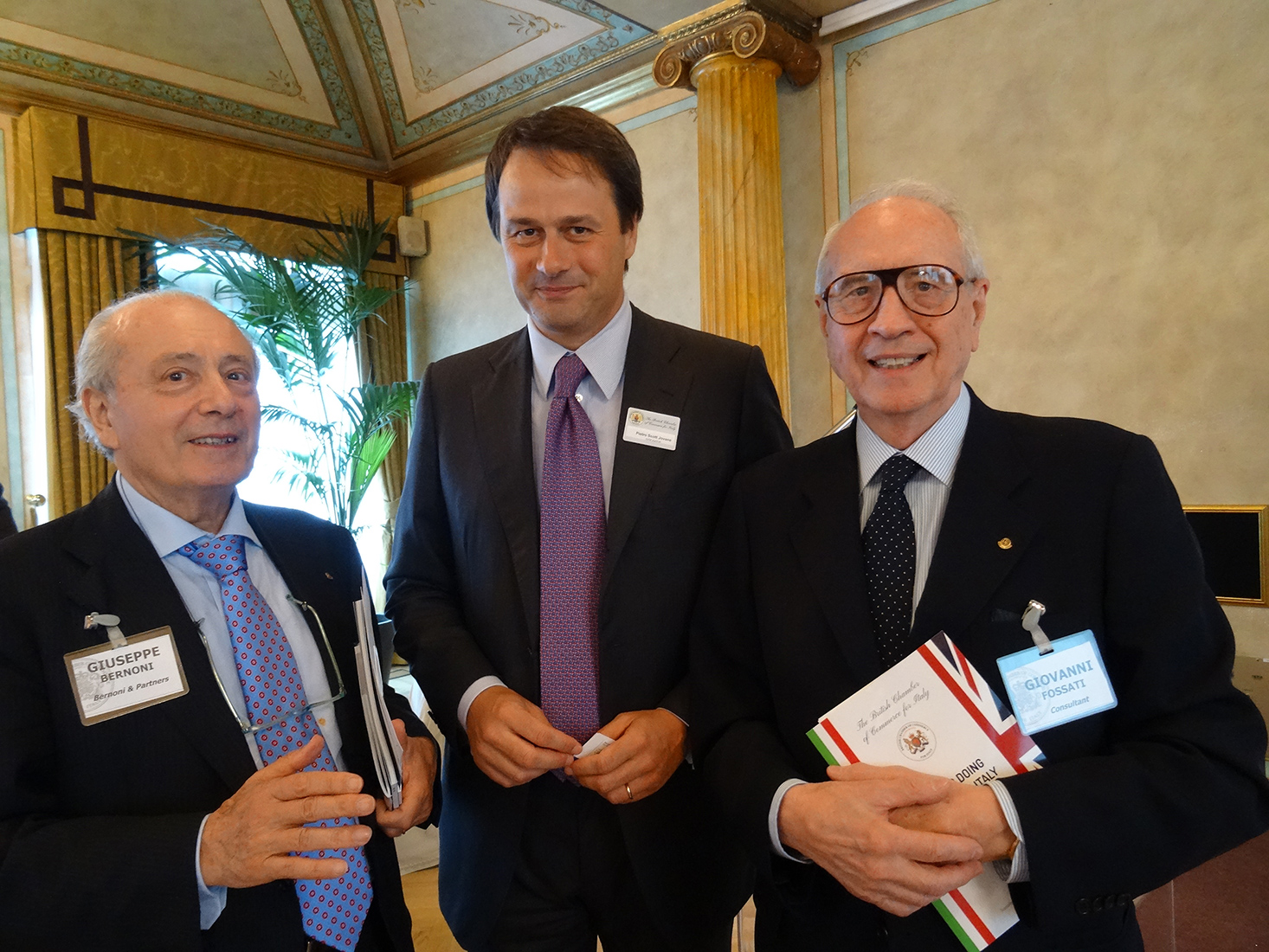 Business Lunch della Camera di Commercio inglese per l'Italia